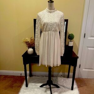 Runway limited edition by LC Lauren Conrad Babydoll dress enchanted woodlands.